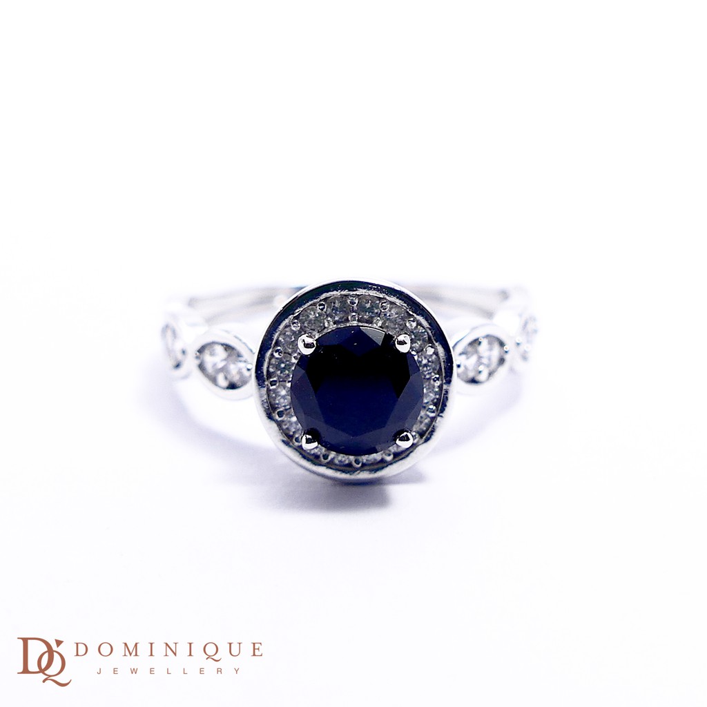 

Dominique Jewellery-Cincin Colour Stone 75% SNI DQC 2521