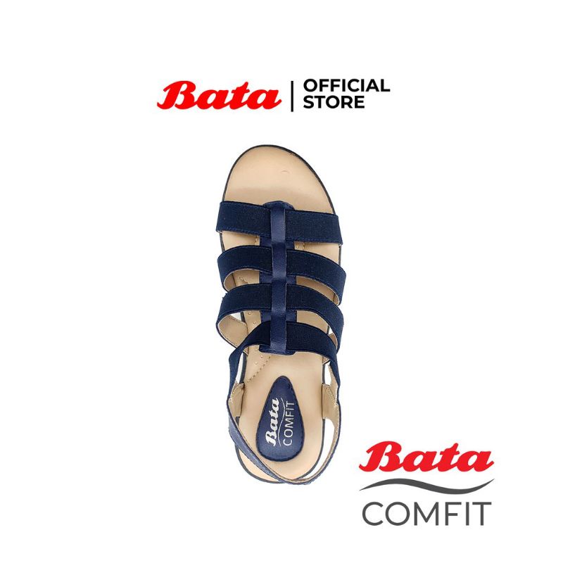 Bata Comfit Sandal Wanita Dorian Comfit Blue - 5619214 - sepatu sandal bata - size 40