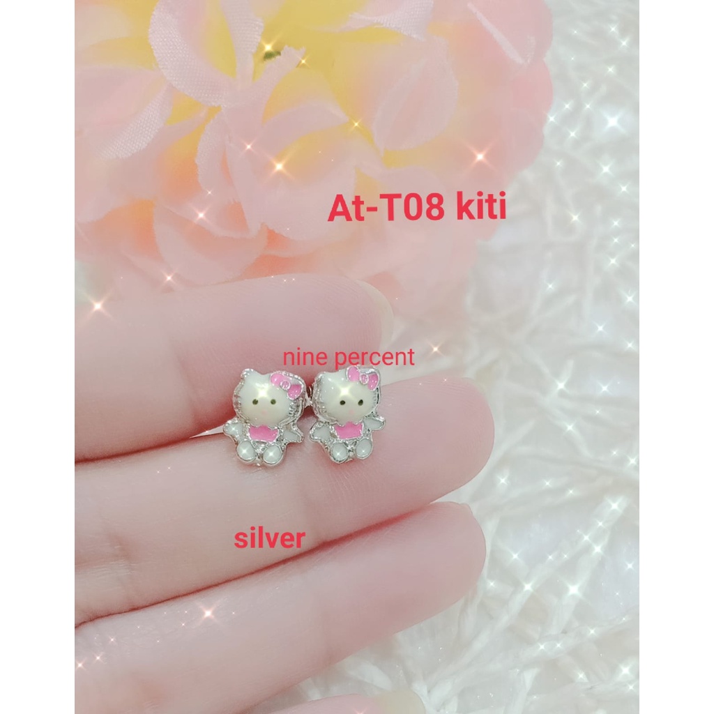 TERBARU ANTING TUSUK/ANTING STUD ANAK KARAKTER, ANTI KARAT DAN ANTI ALERGI/ ANTING ANAK HELLO KITTY