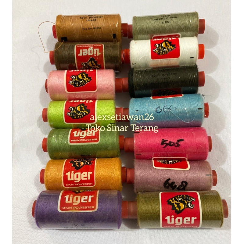 Jual Benang Jahit Tiger Yards Satuan Shopee Indonesia