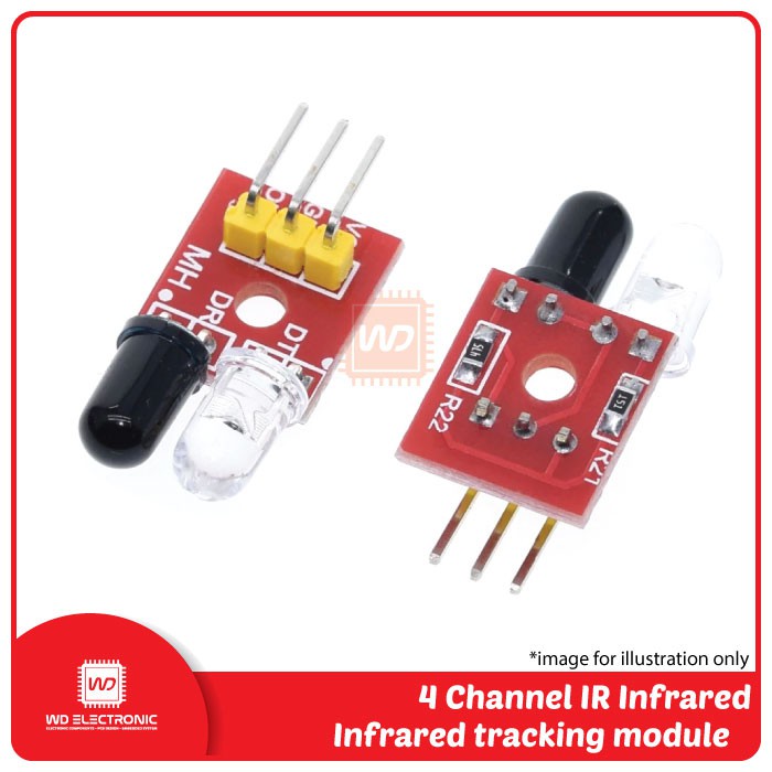 4 Channel IR Infrared tracking module 4 Infrared Avoidance sensor