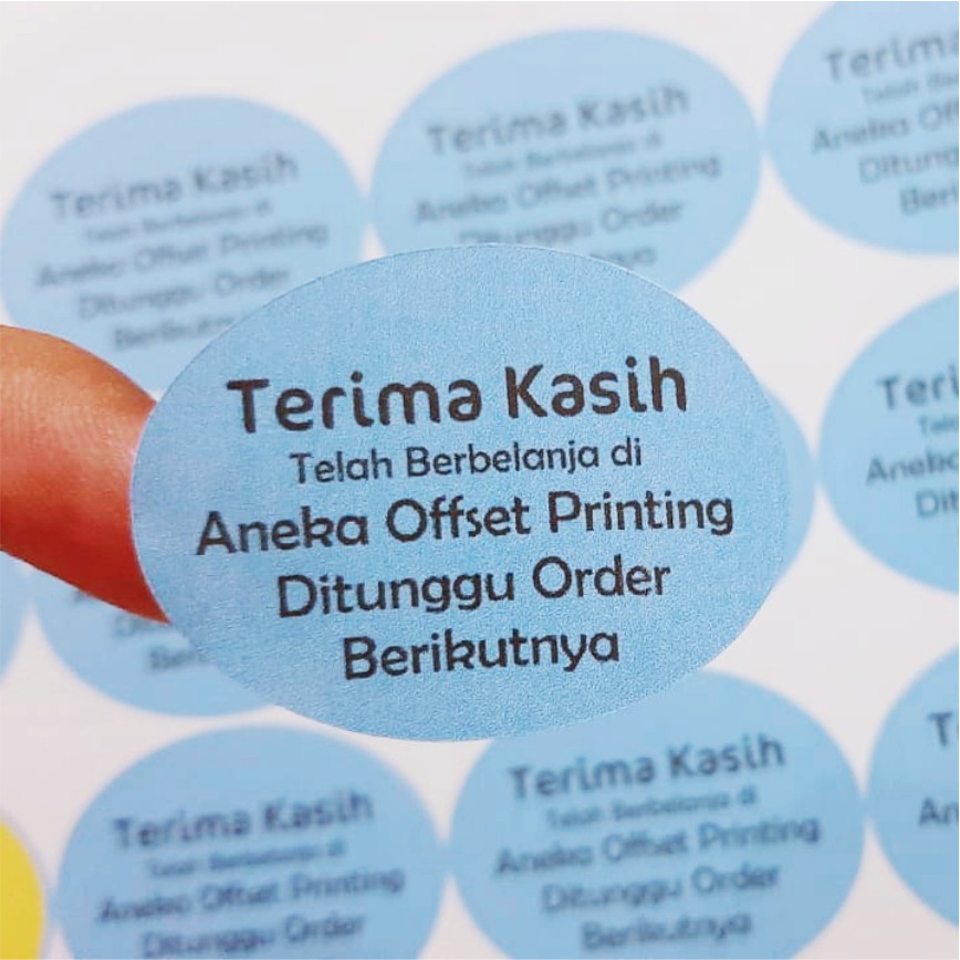 

Cetak Stiker Sticker Custom (Minimal 100 Pcs) Hvs Full Color Murah - Cutting Kotak