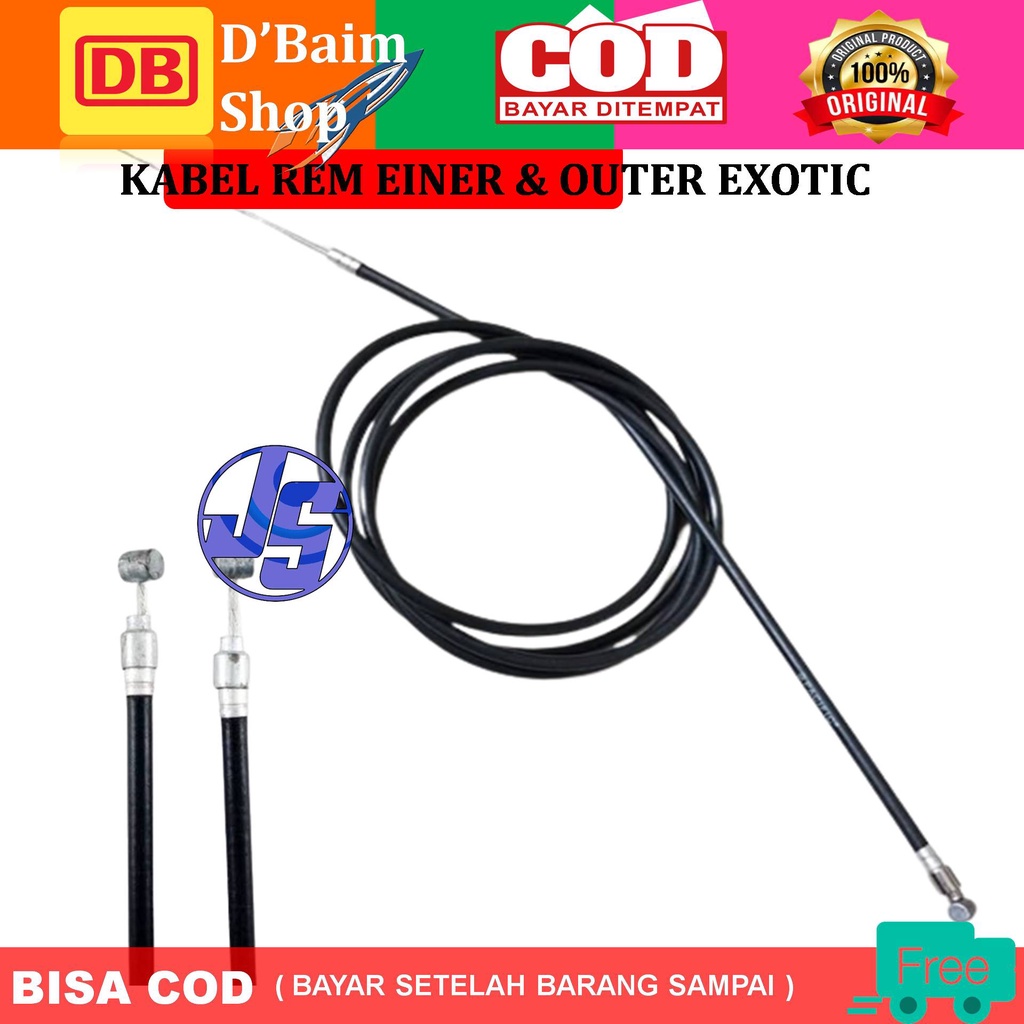 Kabel Rem Sepeda Kawat Reme Sepeda Inner dan Outer EXOTIC