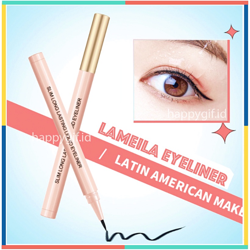 LAMEILA Eyeliner Mata Pink Gold Waterproof LA133 843