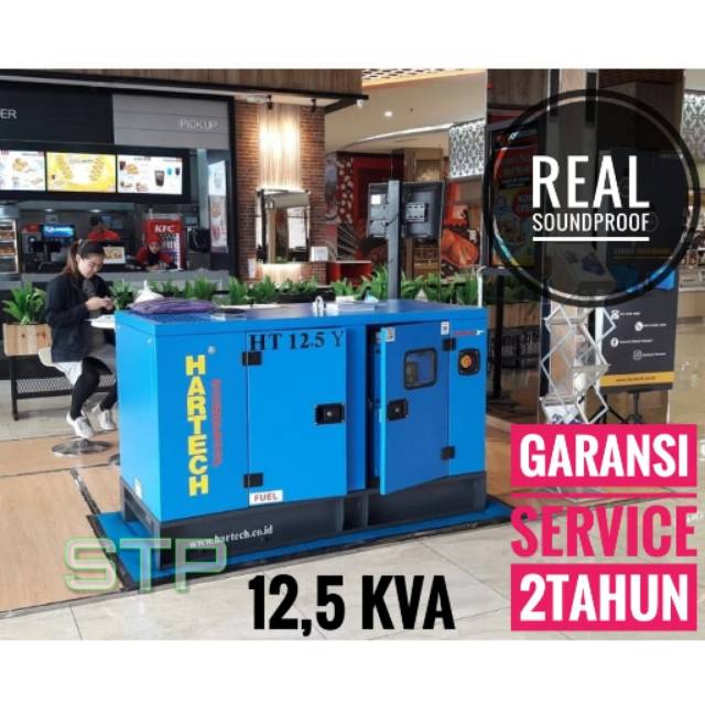 Harga NEGO  Genset silent solar Yanmar 12,5kva