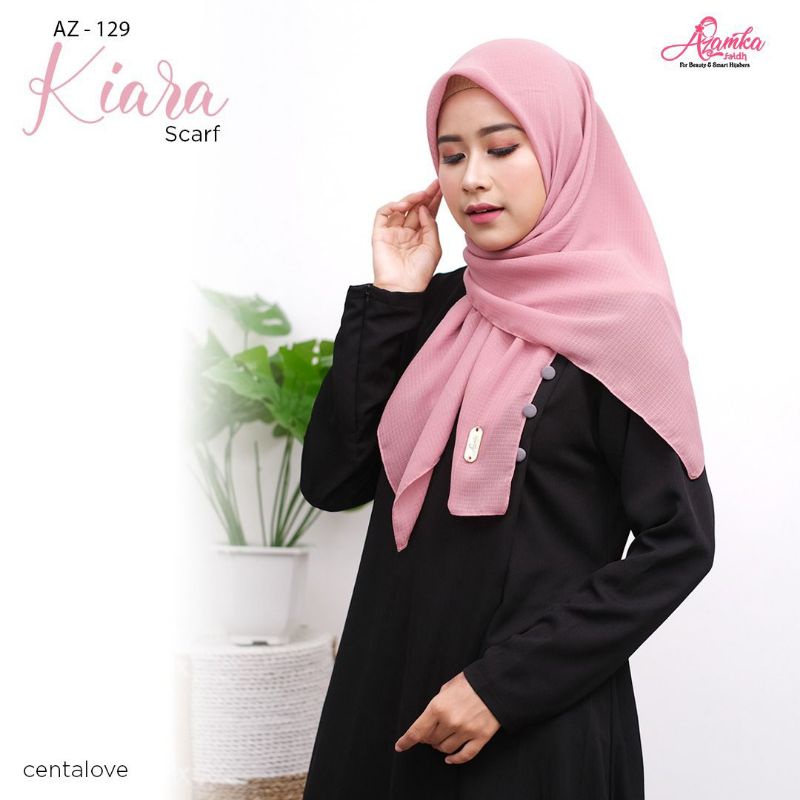Kiara Scraf by Azamka • scraf • Hijab segiempat • kerudung segiempat • Fashion Branded