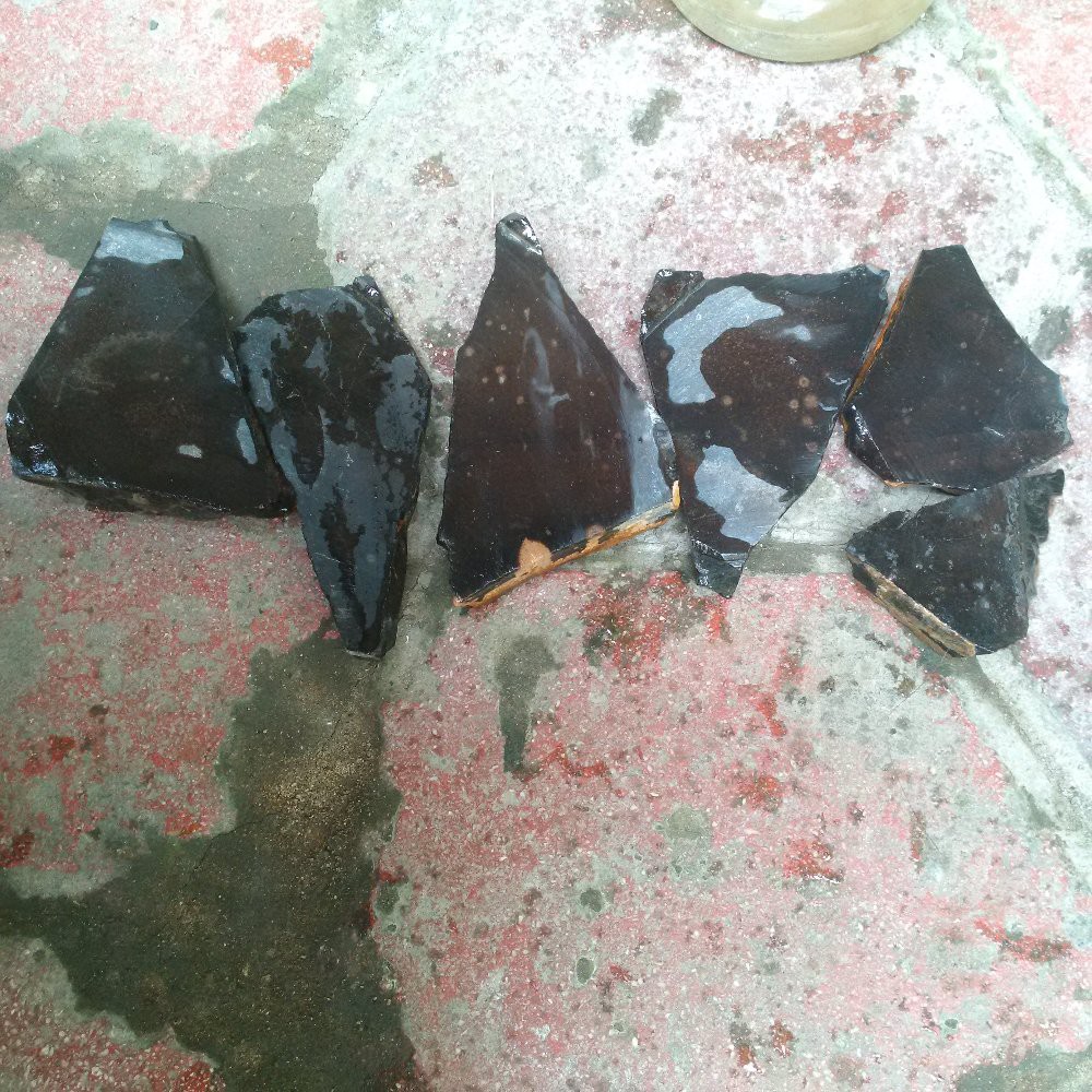 ORIGINAL bahan yaman wulung kecubung api akik natural