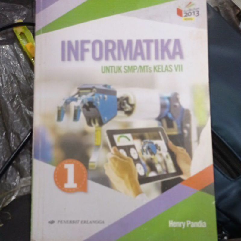INFORMATIKA KLS 7 SMP ERLANGGA BEKAS PAKE
