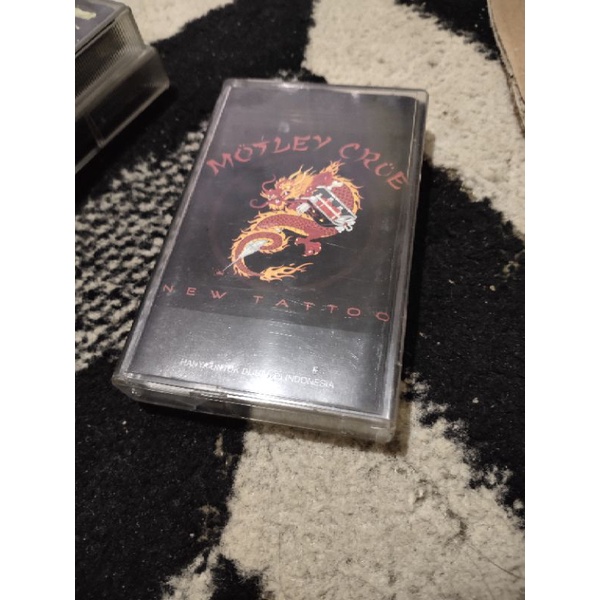 kaset pita motley crue / new tatto