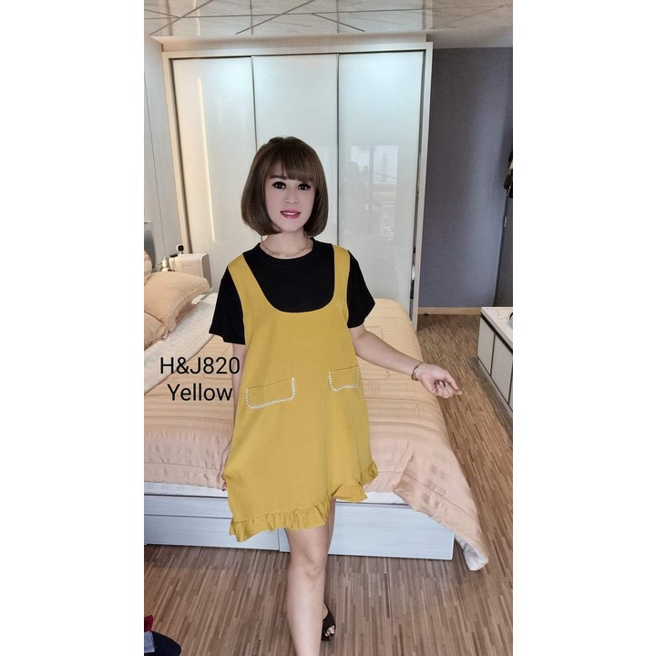 Dress h&j 820 import bangkok bkk dress hnj hj