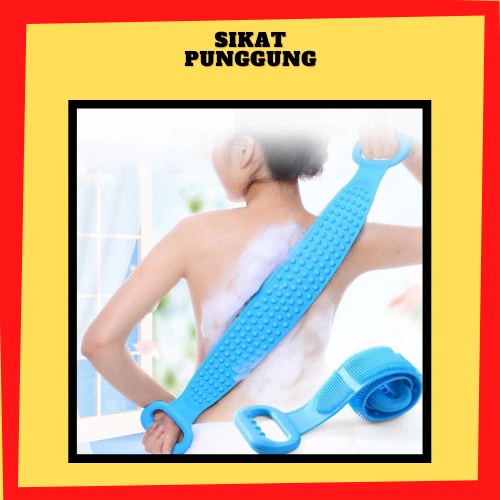 sikat pembersih penghilang  daki di badan gosokan punggung alat untuk mandi wanita