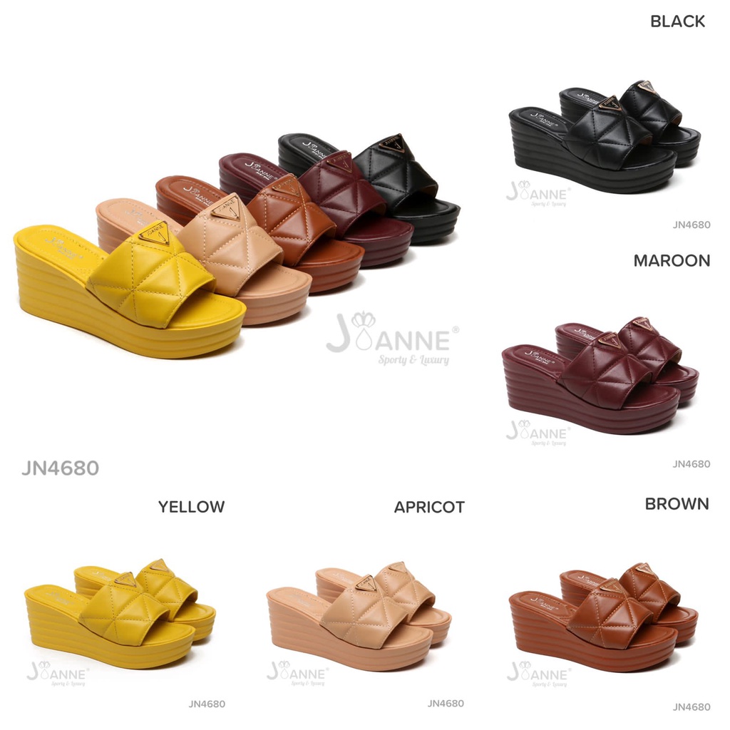 JOANNE Wedges Sandals #JN4680 ORIGINAL