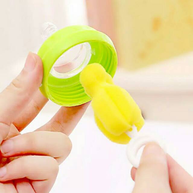 ~ PIYOSHI08 ~ Sikat Botol 7 in 1 Bottle and Nipple Brush Pembersih 1 Set Perlengkapan Bayi Serbaguna Murah PD58