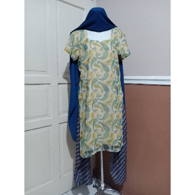 Baju india kurti india set motif manis