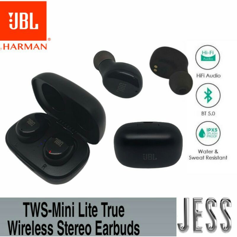 Headset Sport JBL Super Active Lite True Wireless Stereo Sports Earbuds TWS Mini Earphone Bluetooth