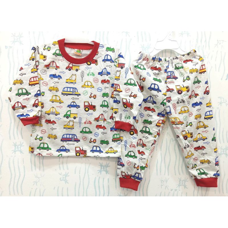 SETELAN BAJU TIDUR ANAK-ANAK KAKUGO "CAR"