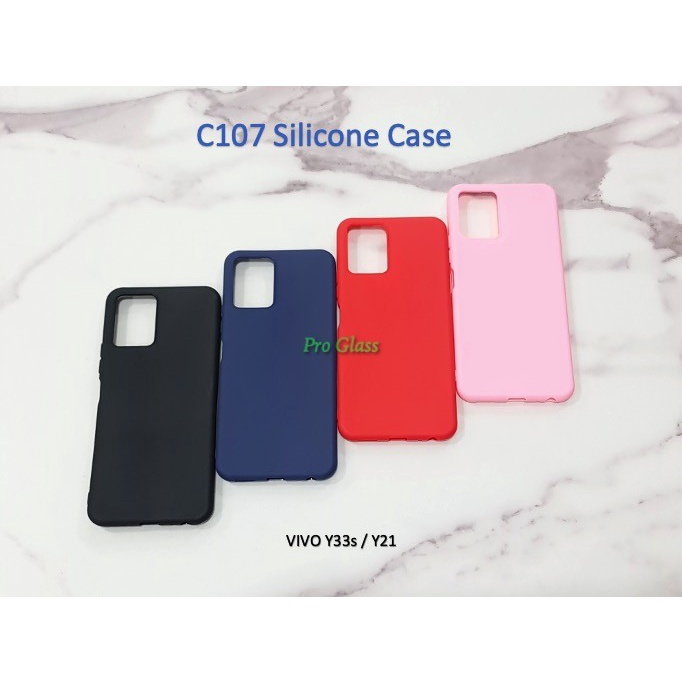 C107 VIVO Y33s / Y21 Colourful Ultrathin Silicone Case