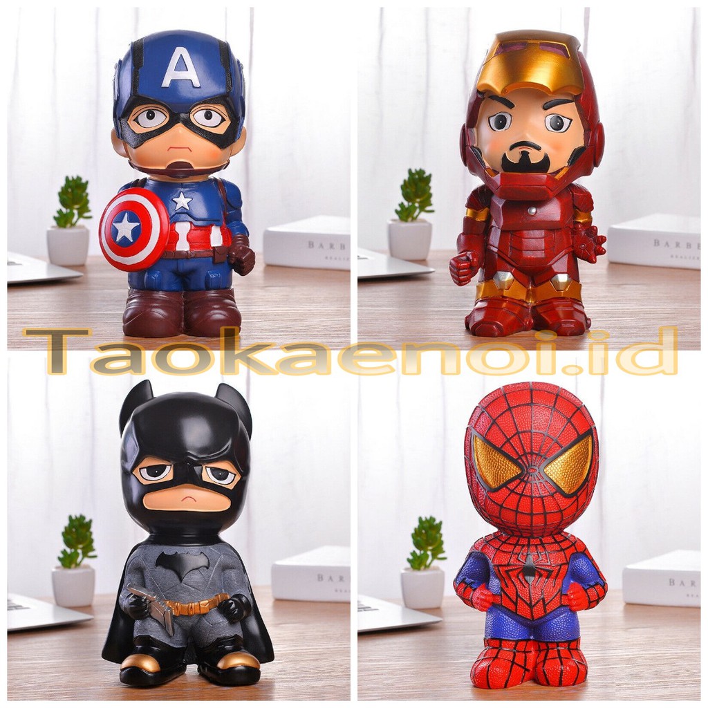 Celengan kerakter gipsum celengan unik lucu