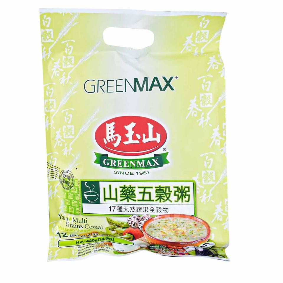 

10.10 Terlaris Greenmax Yam & Multi Grains Cereal 420 Gr !