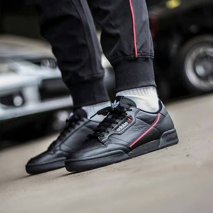 adidas continental 80s black