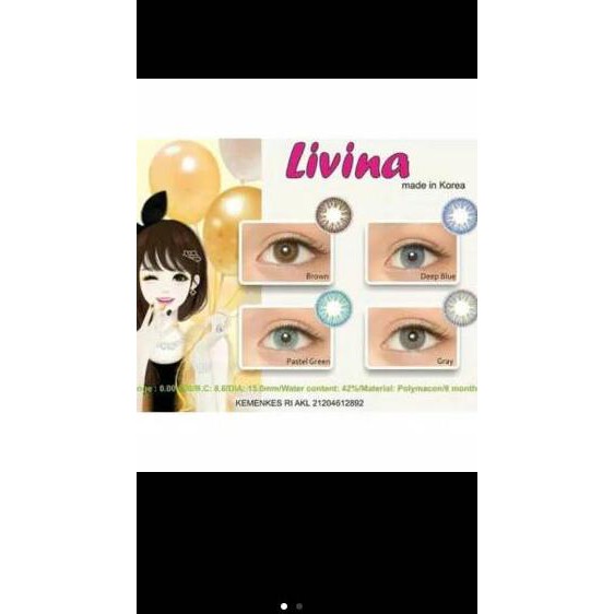 Terbaik - SOFTLENS LIVINA NORMAL (MOTIF & WARNA SAMA DGN SKY DUBAI)
