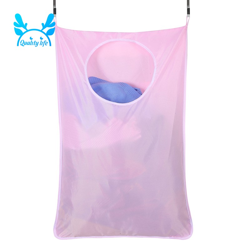 2pcs Keranjang Laundry Mainan Bahan Katun Linen Bentuk Barel