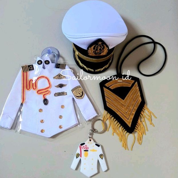 SEPAKET SOUVENIR PELAUT SOUVENIR PELAYARAN MINIATUR SERAGAM MINIPAD HIASAN MOBIL SOUVENIR MOBIL MINI