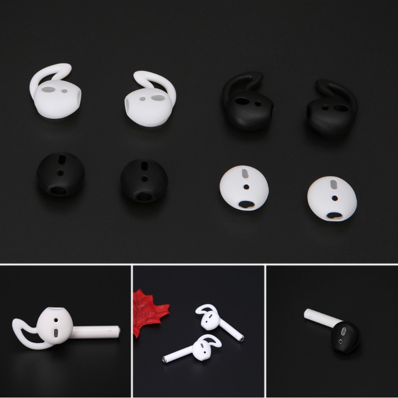 Cre Universal Silicone Sleeve Replacement for Apple Untuk Earbuds Eartips 4pasang Ear Tip Bud Ear Cap Silicone