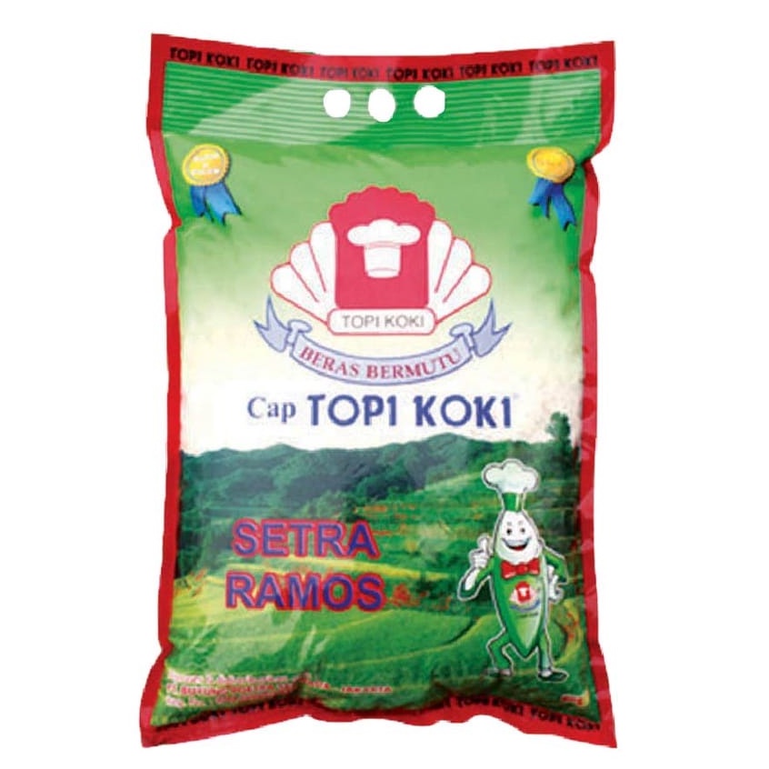 

Beras Premium Cap Topi Koki Sentra Ramos 5 kg