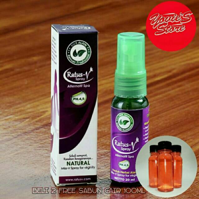 Obat Keputihan Herbal - Ratus V Spray untuk Miss V obat kewanitaan 20ml