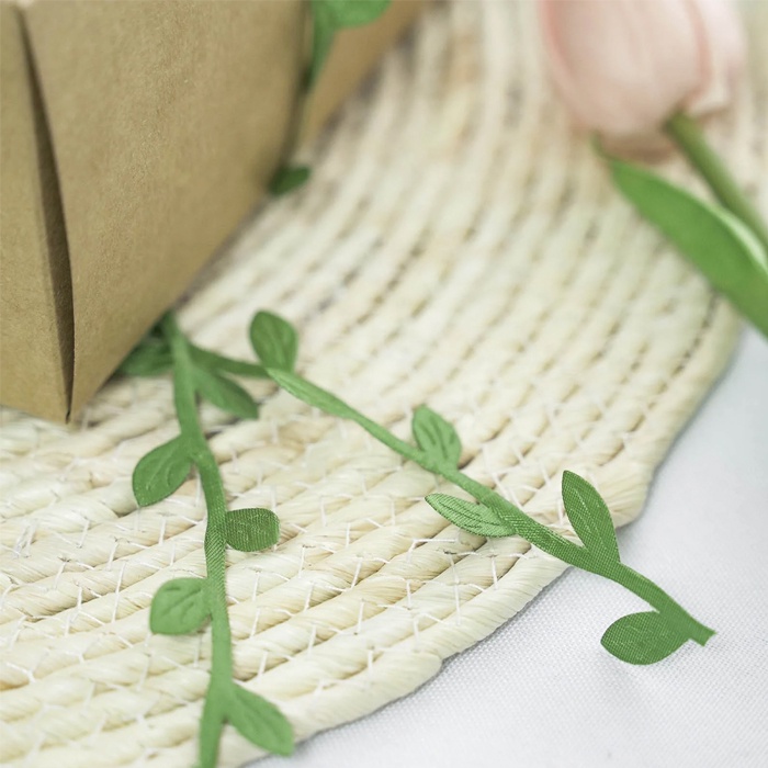 Daun Palsu Dekorasi Dinding Aesthetic Daun Rambat Dekorasi Dinding Cafe Acara Tunangan Pesta