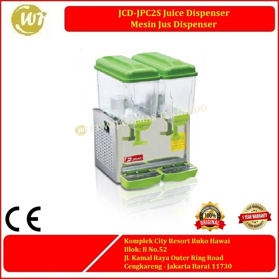 JCD-JPC2S Juice Dispenser - Mesin Jus Dispenser-FM