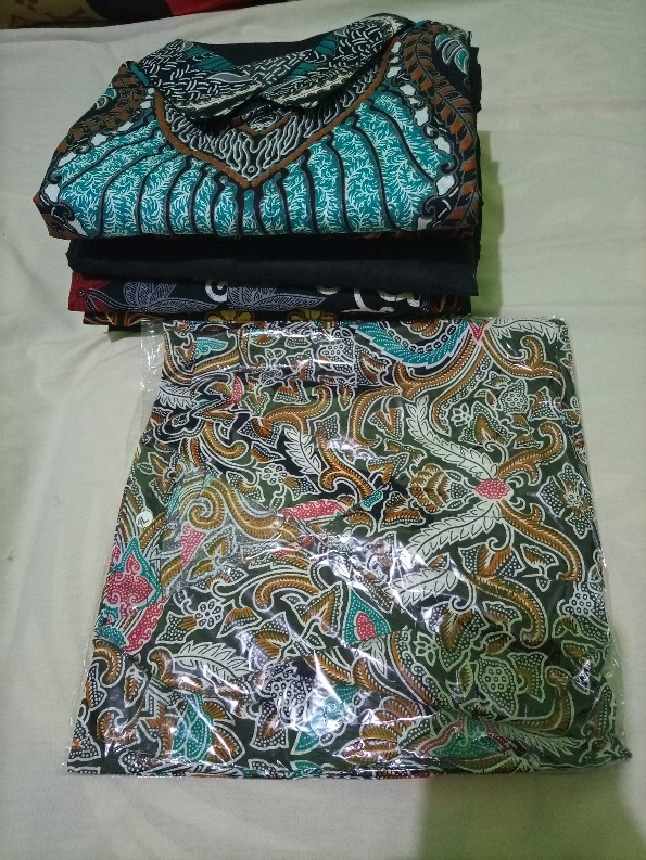 Batik Pria M, L, Xl, Xxl - Baju Batik - Kemeja Batik Pekalongan Lengan Pendek Abadi Batik