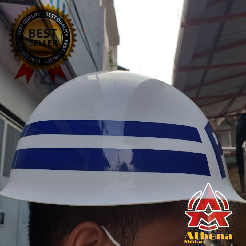 Helm P2U | Helm PDL putih | Helm  putih