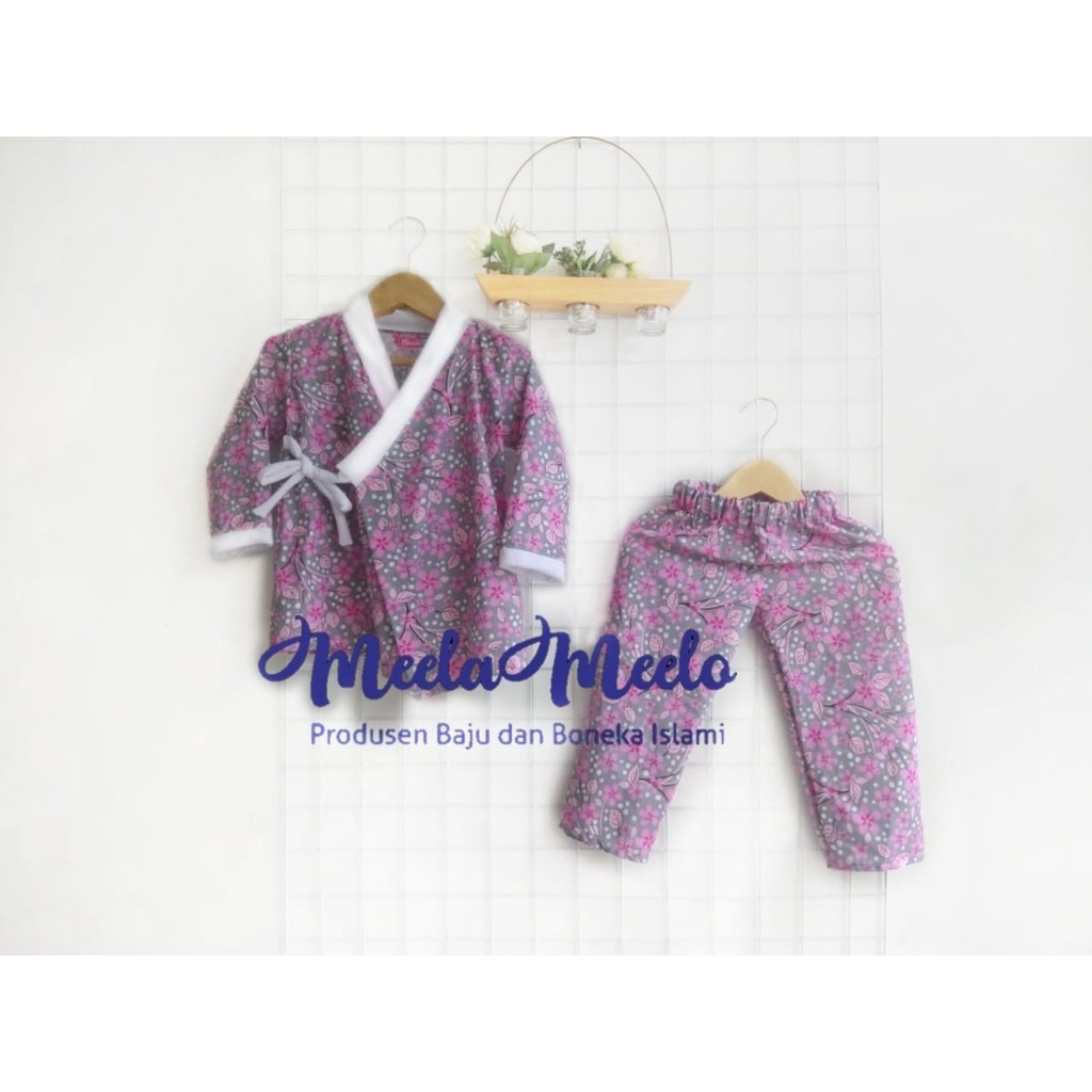 COD ONE SET AKIRA BAHAN KATUN JEPANG | ONE SET ANAK MOTIF | SETELAN BAJU ANAK PEREMPUAN