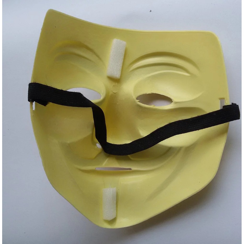 Mask Anonymous Vendetta Topeng Action Figure Cream