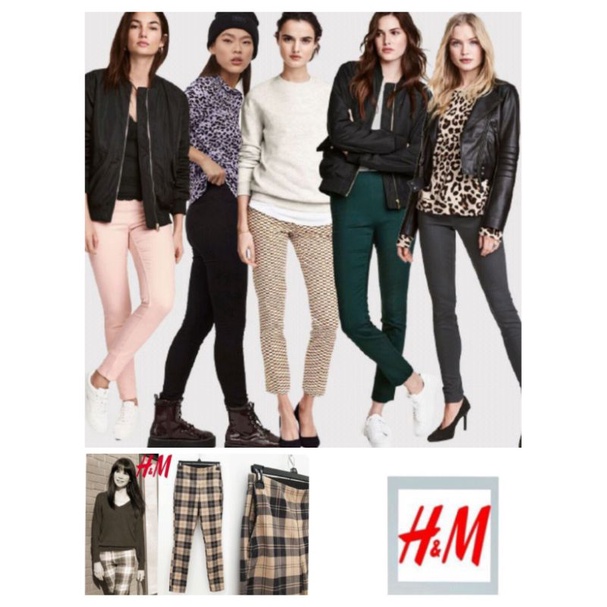 H&amp;M 106 Pull - ON Celana Jegging Pants Wanita Kantoran |Celana Kerja Original Branded