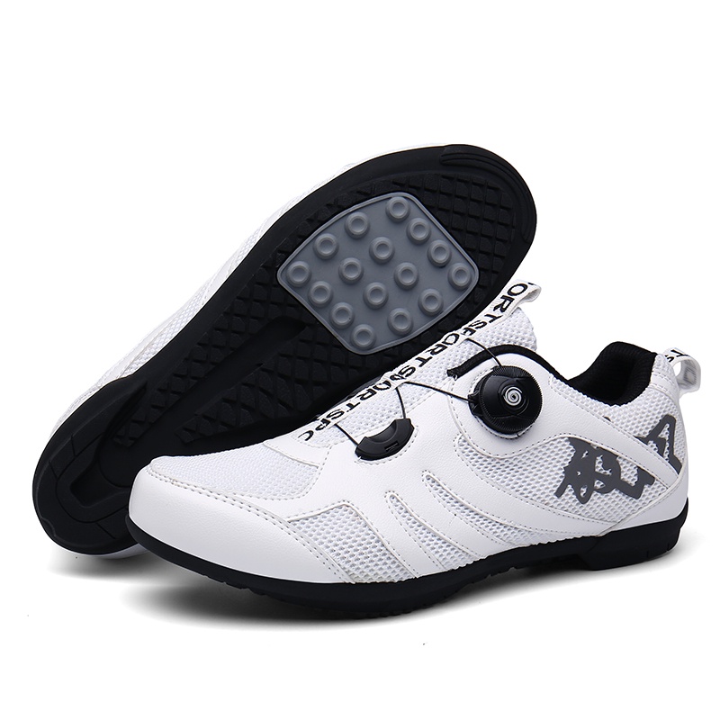 COD Sepatu Sepeda Pria Wanita Roadbike Sneaker Ringan Sepatu Gowes Non Cleat Cycling Shoes Unlock MTB Import Profesional 092