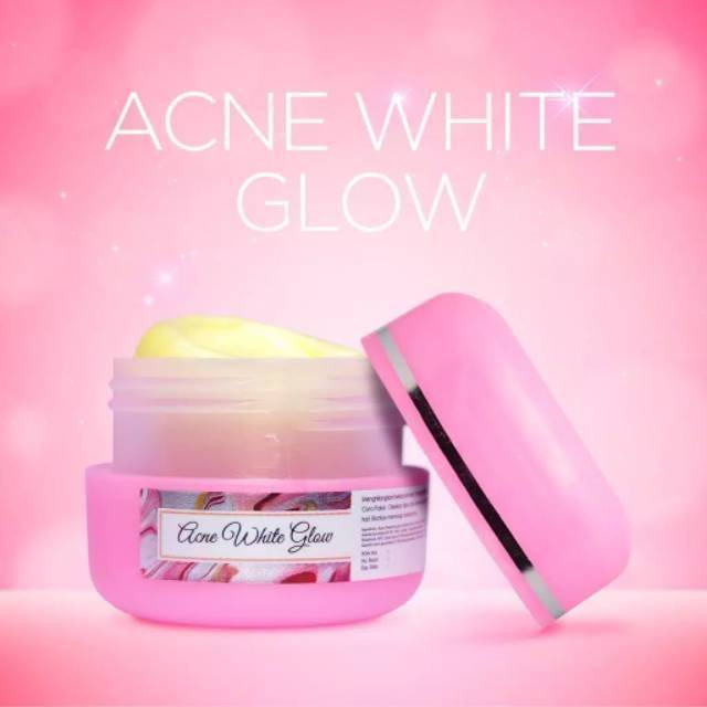 Acne white,/Acne Glow/ Glowing Acne/Cream jerawat Plus Pemutih
