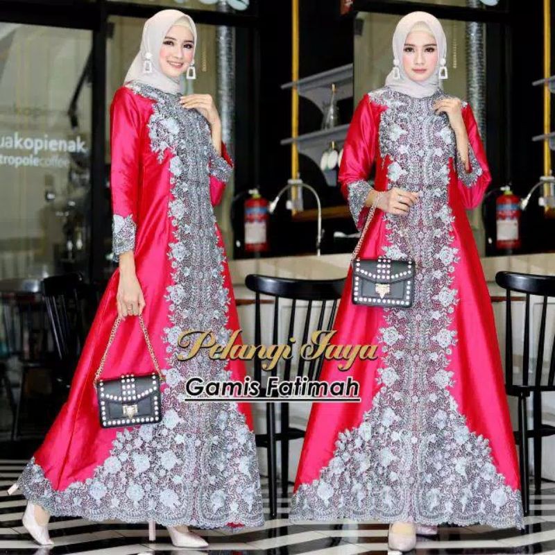 [COD]GAMIS FATIMAH/GAMIS ORIGINAL/GAMIS TAFETTA/BY PELANGI JAYA