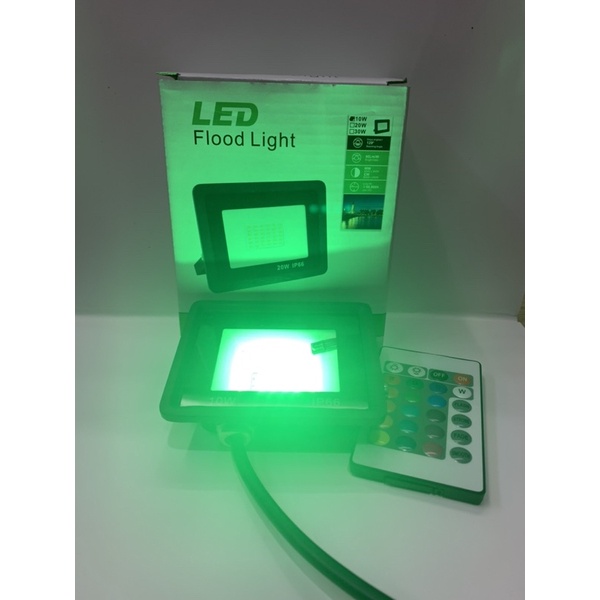 Lampu Sorot RGB 10W / 10Watt Warna Warni