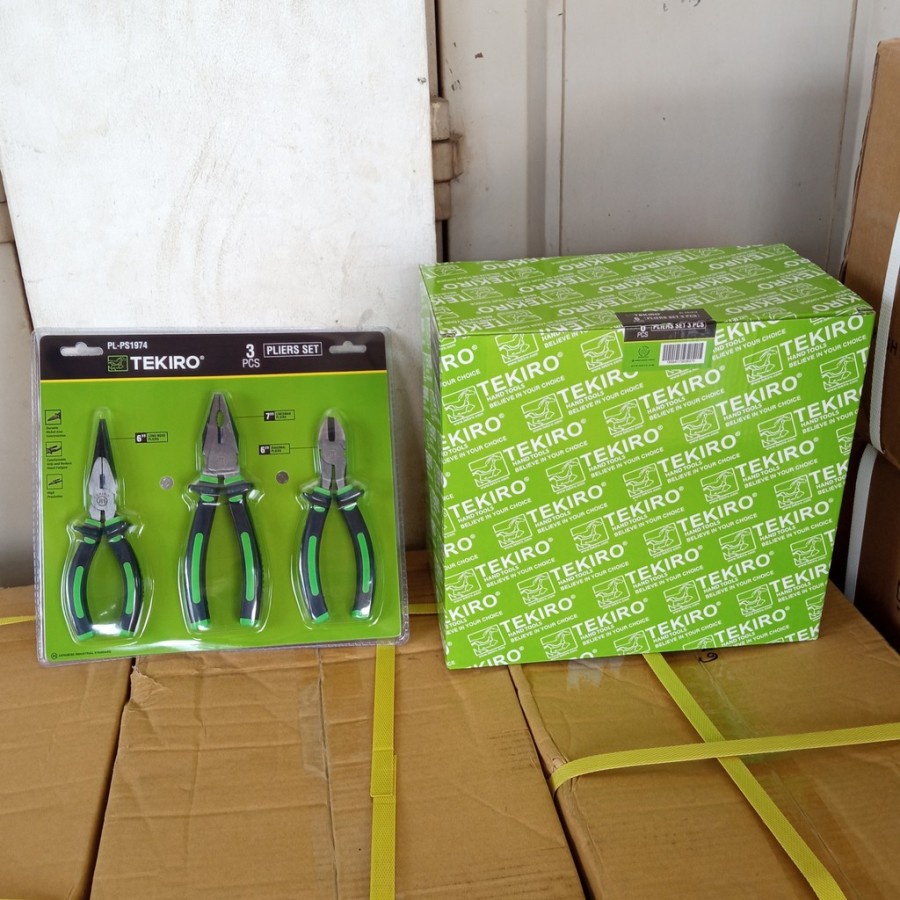 Tekiro TANG SET TEKIRO PLIERS SET PL-PS1974 tekiro tang set 3 pcs ps1974