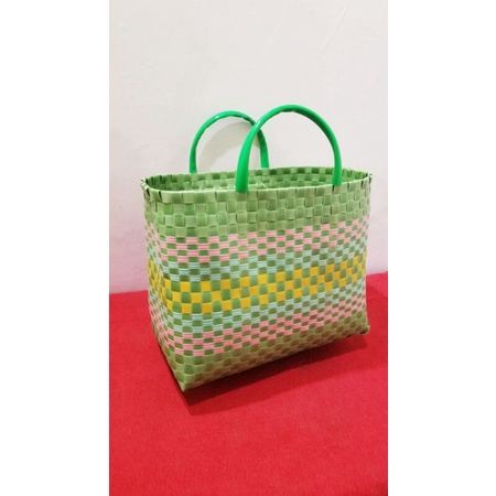 TAS ANYAM PLASTIK JUMBO / TAS BELANJA