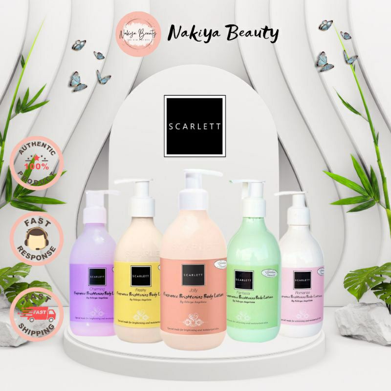 Scarlett Whitening Body Lotion 300gr By Felicya | Scarlett Body Lotion | Body Lotion | Whitening Bod