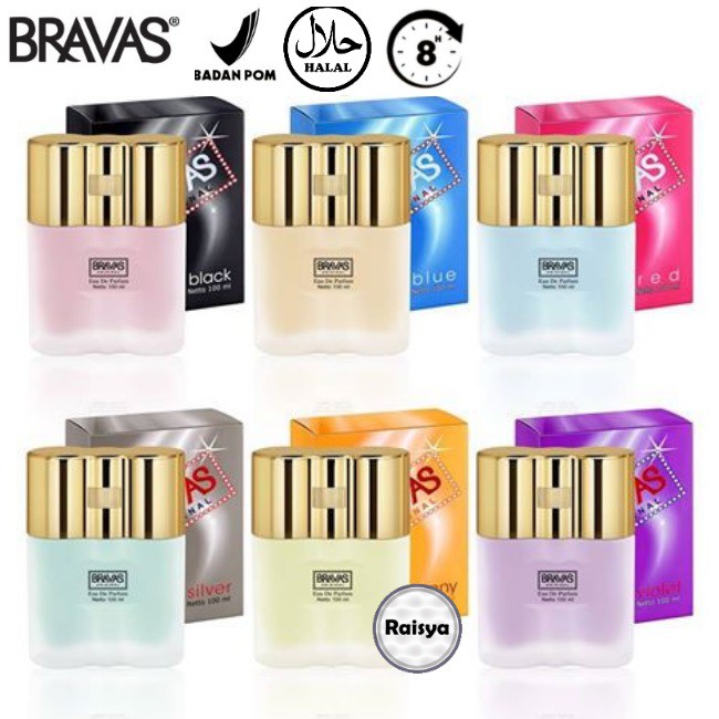 BRAVAS Eau De Parfum Original 100mL / Parfum BRAVAS Original / Parfum Unisex