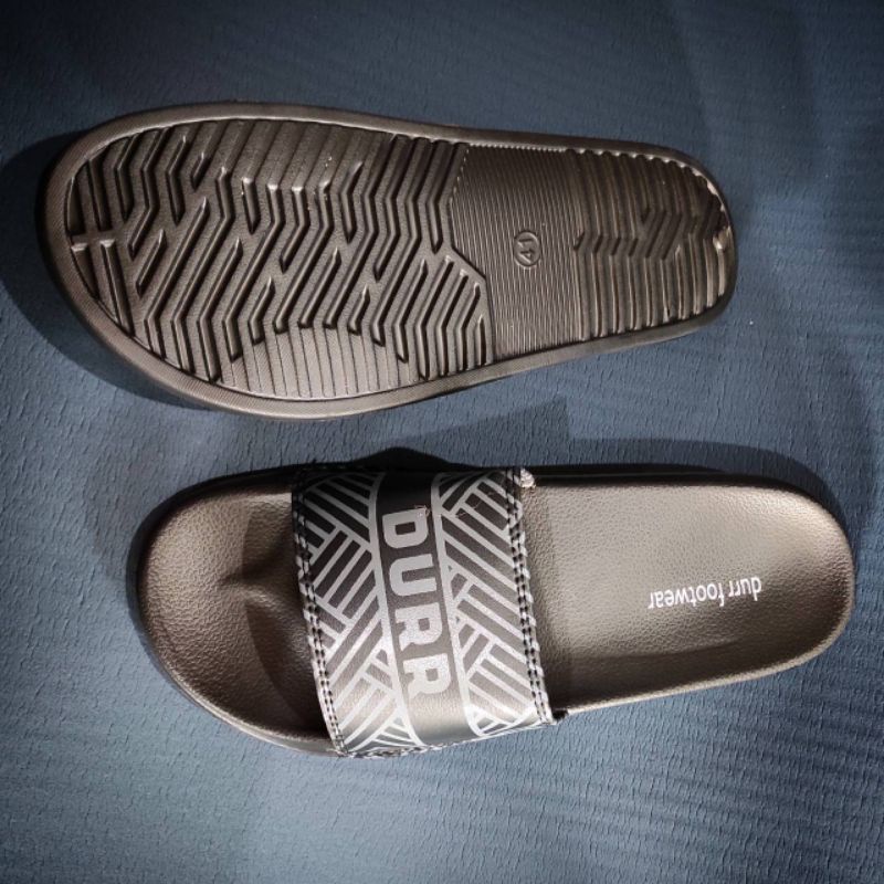 Sandal Pria slide terbaru, sandal durr footwear original handmade, sandal slide anti slip