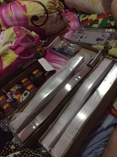 Paket Handle Pintu Stainless 35cm 2set + Body Pelor