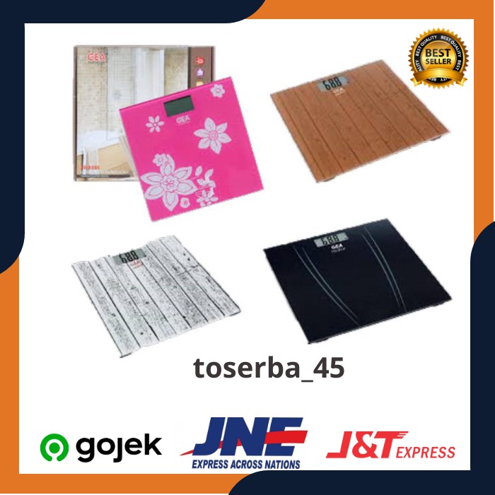 Timbangan Berat Badan Digital GEA EB 9370 Karakter Manual Murah Analog Kaca MB38