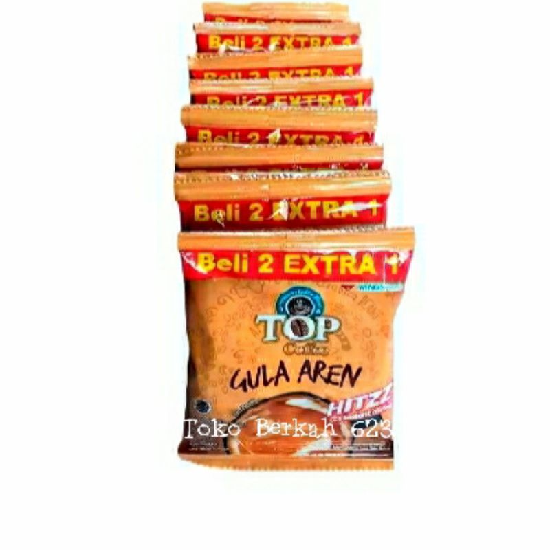 TOP COFFEE GULA AREN 22gr ISI 15 Sachet