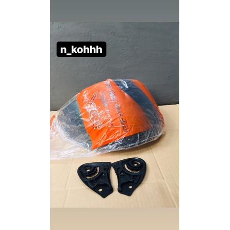 Kaca Helm Dj maru Kyt, ink Hd (anti gores) sudah termakasud (Recet/dudukan) nya